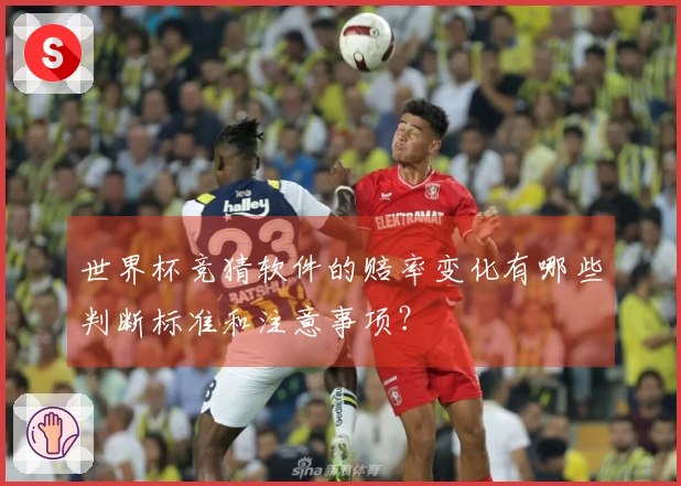 世界杯竞猜软件的赔率变化有哪些判断标准和注意事项？